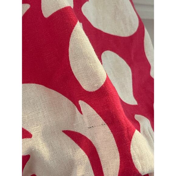 House of Harlow 1960 Plunge V Neck Puff Sleeve Linen Blend Twirl Dress sz 8 NWT - Picture 5 of 7